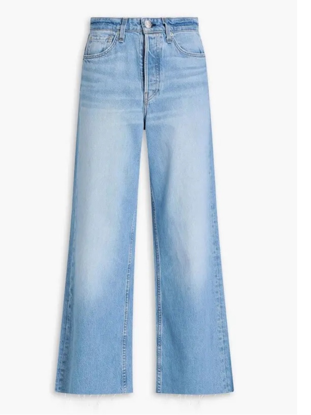 Rag & Bone Maya Faded High Rise Wide Leg Jeans Denim - Picture 5 of 11